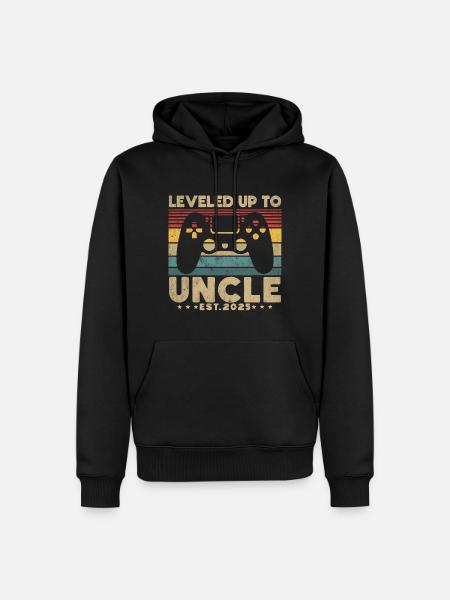 Ascended to Uncle 2025 - Men’s Premium Organic Hoodie - black