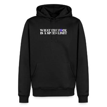 Auto - Männer Premium Bio Hoodie - Schwarz - Vorne - Nico (187cm)