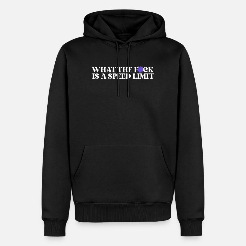 Auto - Männer Premium Bio Hoodie - Schwarz