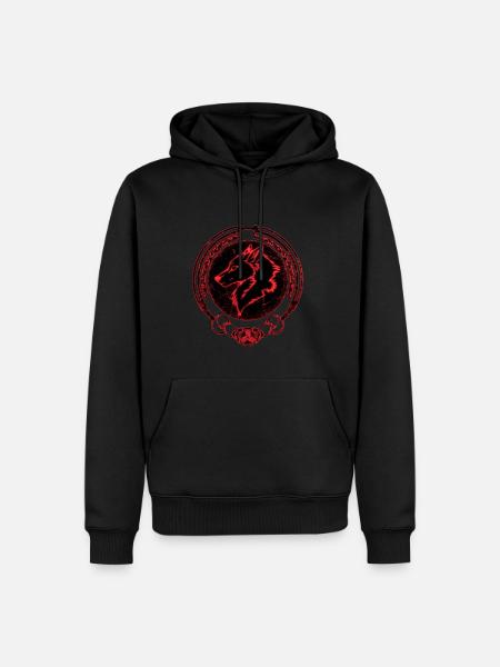 Fenris Wolf - Men’s Premium Organic Hoodie - black