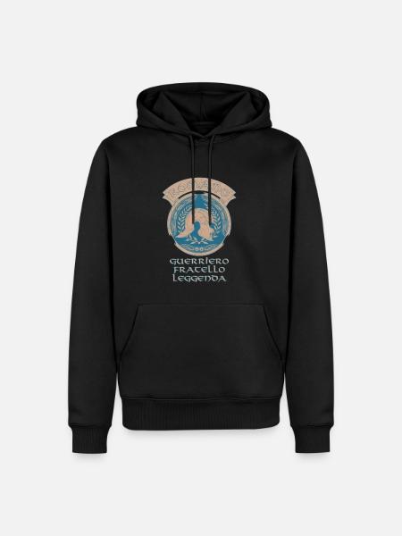 SPQR Roman Legionnaire - Men’s Premium Organic Hoodie - black