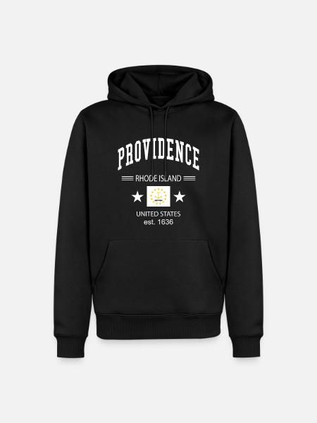 Providence - Sweat à capuche Premium bio Homme - noir