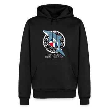 Walhai Dominikanische Republik - Männer Premium Bio Hoodie - Schwarz - Vorne - Nico (187cm)