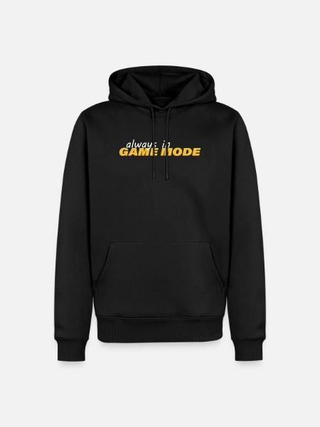 ALWAYS IN GAME MODE - Men’s Premium Organic Hoodie - black
