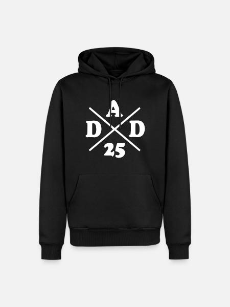 Dad 25 - Men’s Premium Organic Hoodie - black