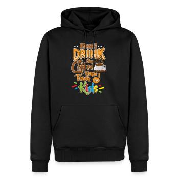 Teacher Teacher's Day Kaffee Lehrergeschenk - Männer Premium Bio Hoodie - Schwarz - Vorne - Nico (187cm)