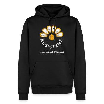 Social Work Assistance Curative Education Nurse - Men’s Premium Organic Hoodie - black - Front - Nico (187cm)