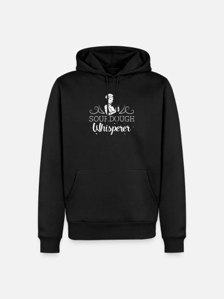 Baking Baker Sourdough Bread Master - Men’s Premium Organic Hoodie - black