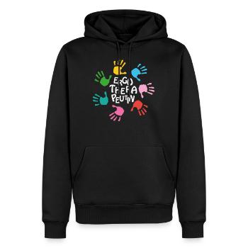 Ergothérapie Ergothérapeute Ergothérapeute - Sweat à capuche Premium bio Homme - noir - Devant - Nico (187cm)