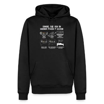 Drechsler Drechseln Drechselbank Drechsel - Männer Premium Bio Hoodie - Schwarz - Vorne - Nico (187cm)