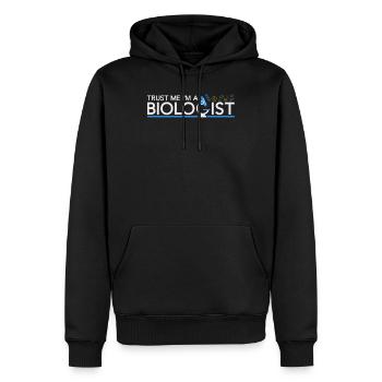 Biologe Biologin Biologie Mikrobiologe Biochemie - Männer Premium Bio Hoodie - Schwarz - Vorne - Nico (187cm)