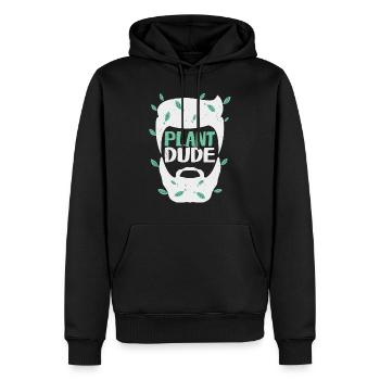 Plant Jardiniers hobby Jardiniers Jardiniers - Sweat à capuche Premium bio Homme - noir - Devant - Nico (187cm)