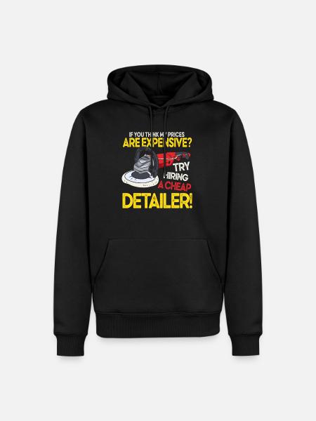 Auto Detailing Car Detailer - Men’s Premium Organic Hoodie - black