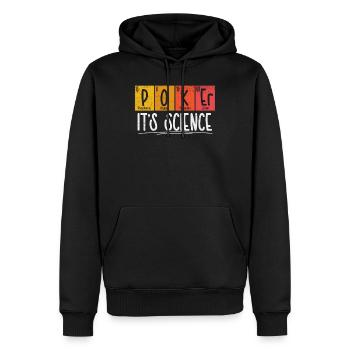 Poker Periodensystem Elemente Chemisches Element - Männer Premium Bio Hoodie - Schwarz - Vorne - Nico (187cm)