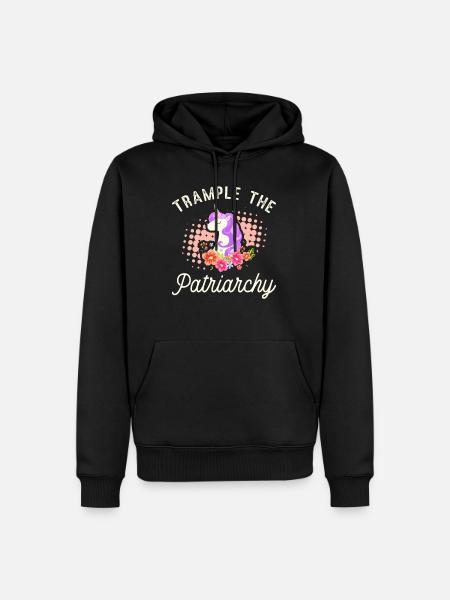 Feminismusdesign für eine Feministin - Herre Premium økologisk hoodie - sort