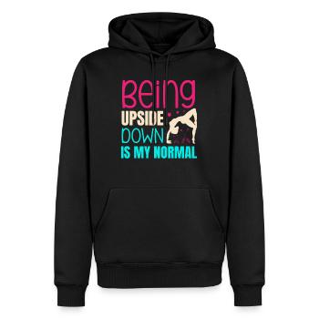 Gymnastics for a Gymnast - Men’s Premium Organic Hoodie - black - Front - Nico (187cm)