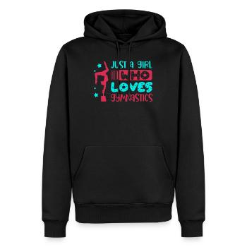Gymnastics for a Gymnast - Men’s Premium Organic Hoodie - black - Front - Nico (187cm)