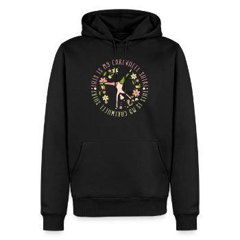 Gymnastics for a Gymnast - Men’s Premium Organic Hoodie - black - Front - Nico (187cm)