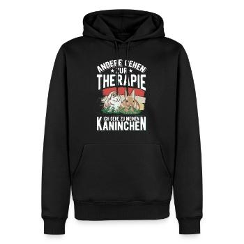 Fliesenleger Therapie Mosaikleger Plattenleger - Männer Premium Bio Hoodie - Schwarz - Vorne - Nico (187cm)