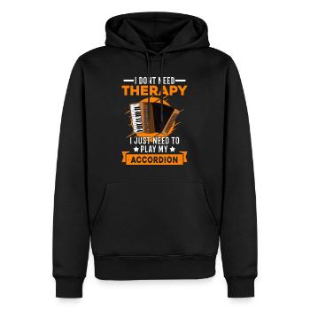 Akkordeon Ziehharmonika Akkordeonist - Männer Premium Bio Hoodie - Schwarz - Vorne - Nico (187cm)
