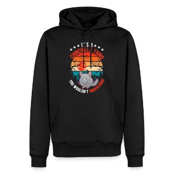 It's an Chinchilla thing You wouldn't understand - Männer Premium Bio Hoodie - Schwarz - Vorne - Nico (187cm)