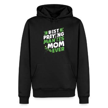 Best Praying Mantis Mom Ever Gottesanbeterin - Männer Premium Bio Hoodie - Schwarz - Vorne - Nico (187cm)