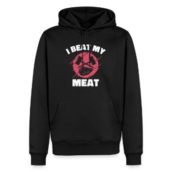 Chefkoch Kulinarisch Fleischliebhaber Kochen - Männer Premium Bio Hoodie - Schwarz - Vorne - Nico (187cm)