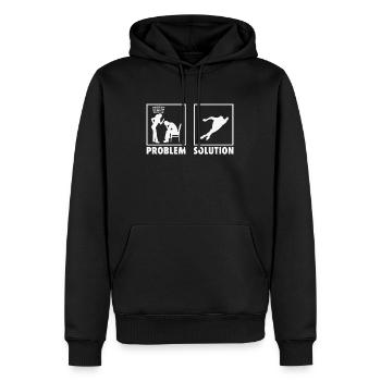Speedskating Speed Skater Ice Skating Statement - Männer Premium Bio Hoodie - Schwarz - Vorne - Nico (187cm)