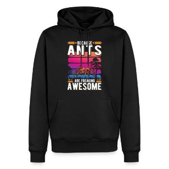 Ameisen Ameisenfarm Ameisenhaufen Feuerameisen - Männer Premium Bio Hoodie - Schwarz - Vorne - Nico (187cm)