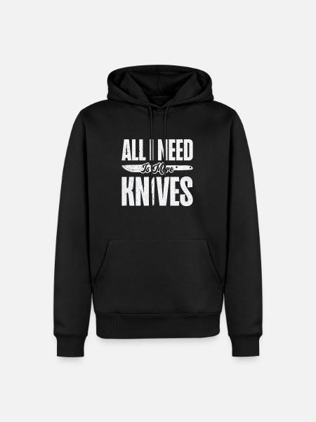 Knifemaking Knife Making Bladesmith Smithing - Men’s Premium Organic Hoodie - black