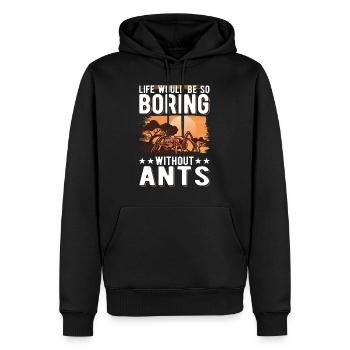Ants Gift Ant Farm Anthill - Men’s Premium Organic Hoodie - black - Front - Nico (187cm)
