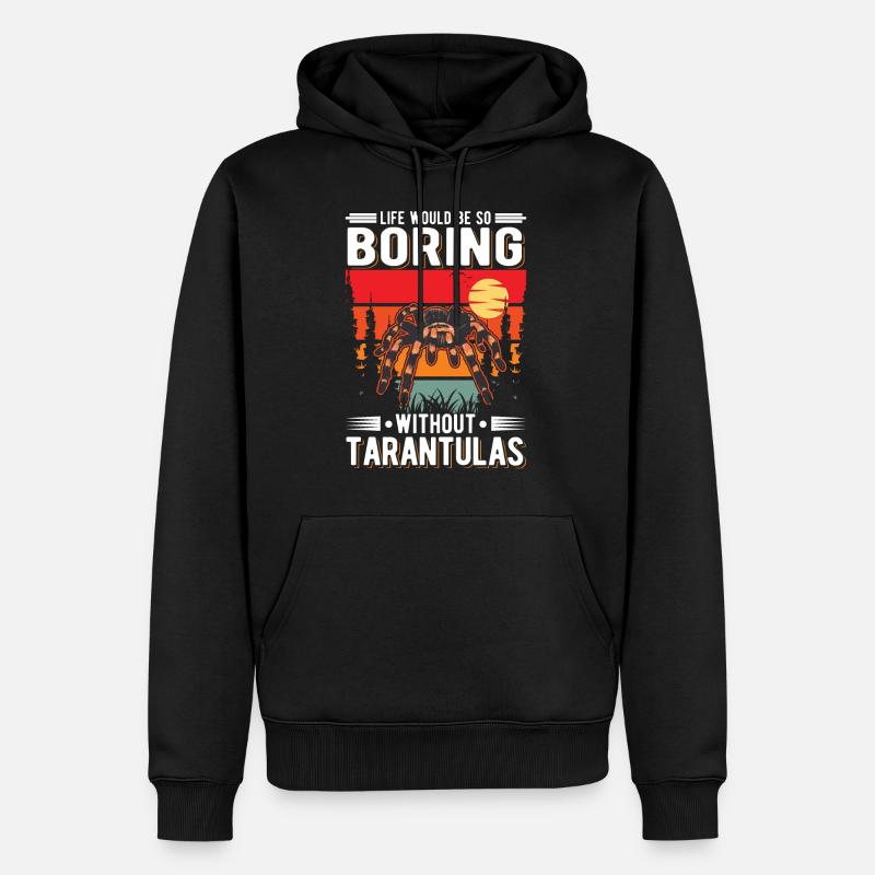 Tarentule Araignée Tarentule - Sweat à capuche Premium bio Homme - noir