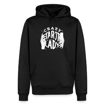 Divination Crazy Tarot Lady Crystal Tarot Cartes - Sweat à capuche Premium bio Homme - noir - Devant - Nico (187cm)