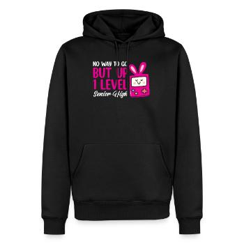 Teens Back to School No Way to Go Up One Level - Männer Premium Bio Hoodie - Schwarz - Vorne - Nico (187cm)