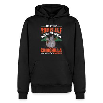 Soyez toujours vous-même à moins que vous ne puissiez être un Chinchilla - Sweat à capuche Premium bio Homme - noir - Devant - Nico (187cm)