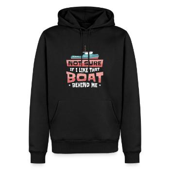 Schlepper Segler Kapitän Bootseigner Meer - Männer Premium Bio Hoodie - Schwarz - Vorne - Nico (187cm)
