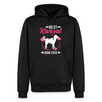 Meilleur Kangal Maman Ever Chien de Berger Anatolien - Sweat à capuche Premium bio Homme - noir - Devant - Nico (187cm)