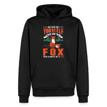 Soyez toujours vous-même À moins que vous ne puissiez être un Fox Fuchs - Sweat à capuche Premium bio Homme - noir - Devant - Nico (187cm)