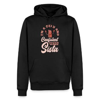 Keto Diet Sexy Self-Confident Régime cétogène - Sweat à capuche Premium bio Homme - noir - Devant - Nico (187cm)