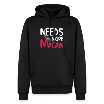Ara Papagei Liebhaber Natur Zoo Tier Haustier - Männer Premium Bio Hoodie - Schwarz - Vorne - Nico (187cm)