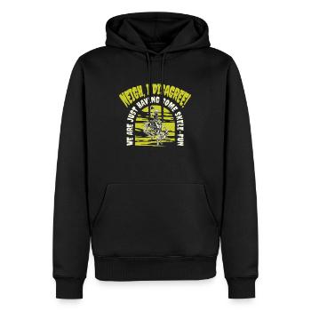 Halloween Cowboy Skelett Spaß Reiten - Männer Premium Bio Hoodie - Schwarz - Vorne - Nico (187cm)