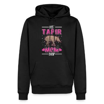 Best Tapir Mom Ever - Männer Premium Bio Hoodie - Schwarz - Vorne - Nico (187cm)
