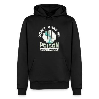 Aqua Tofana Skull Poison Crime Fan Drink Poison - Men’s Premium Organic Hoodie - black - Front - Nico (187cm)