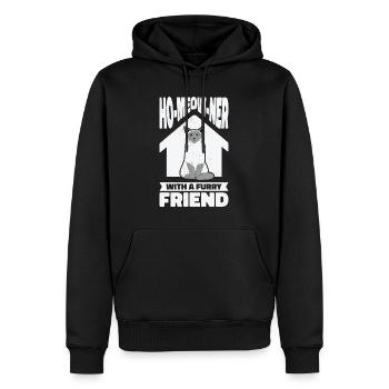 Neuer Hausbesitzer Miau Katze Katzenbesitzer - Männer Premium Bio Hoodie - Schwarz - Vorne - Nico (187cm)