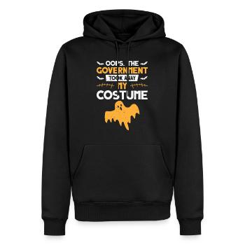 Halloween Kostüm Wähler Wahl Politiker Abstimmen - Männer Premium Bio Hoodie - Schwarz - Vorne - Nico (187cm)