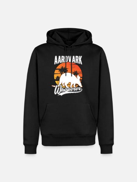 Erdferkel Flüsterer Aardvark Whisperer - Männer Premium Bio Hoodie - Schwarz
