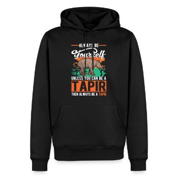 Soyez toujours vous-même Sauf si vous pouvez être un Tapir - Sweat à capuche Premium bio Homme - noir - Devant - Nico (187cm)