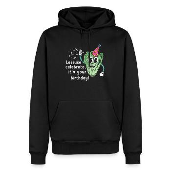 Veganer Salat Geburtstag Gruß Natal Day - Männer Premium Bio Hoodie - Schwarz - Vorne - Nico (187cm)
