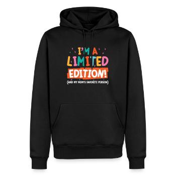 Bevorzugte Person Einzigartige Beste Mutter - Männer Premium Bio Hoodie - Schwarz - Vorne - Nico (187cm)