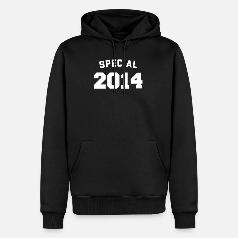Drôle d’anniversaire spécial 2014 - Sweat à capuche Premium bio Homme - noir